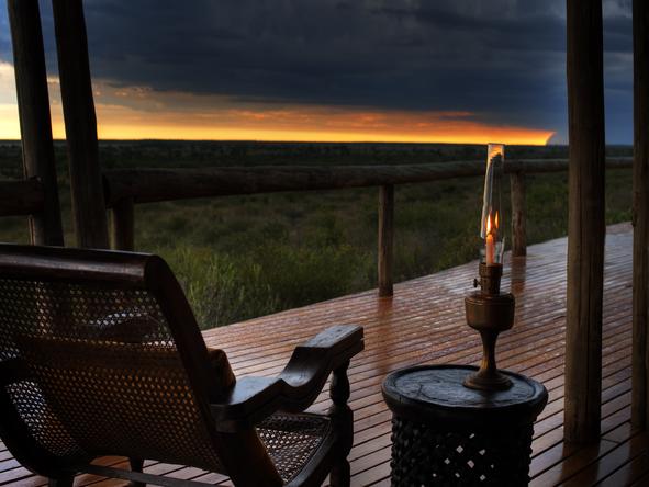 Tau Pan Camp -Sunset